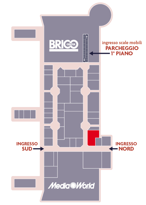 Centro Commerciale Euro Torri | GIANNI CASTALDINI Donna | dove siamo dentro al centro